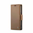 For Samsung Galaxy S24+ CaseMe 023 Butterfly Buckle Litchi Texture RFID Anti-theft Leather Phone Case(Brown) - 2