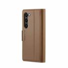 For Samsung Galaxy S24+ CaseMe 023 Butterfly Buckle Litchi Texture RFID Anti-theft Leather Phone Case(Brown) - 3