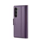 For Samsung Galaxy S24+ CaseMe 023 Butterfly Buckle Litchi Texture RFID Anti-theft Leather Phone Case(Pearly Purple) - 3