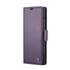 For Samsung Galaxy S24 Ultra CaseMe 023 Butterfly Buckle Litchi Texture RFID Anti-theft Leather Phone Case(Pearly Purple) - 2