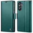 For Samsung Galaxy A05s CaseMe 023 Butterfly Buckle Litchi Texture RFID Anti-theft Leather Phone Case(Pearly Blue) - 1