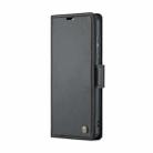 For Samsung Galaxy A35 5G CaseMe 023 Butterfly Buckle Litchi Texture RFID Anti-theft Leather Phone Case(Black) - 2