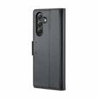 For Samsung Galaxy A35 5G CaseMe 023 Butterfly Buckle Litchi Texture RFID Anti-theft Leather Phone Case(Black) - 3