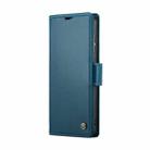 For Samsung Galaxy A35 5G CaseMe 023 Butterfly Buckle Litchi Texture RFID Anti-theft Leather Phone Case(Blue) - 2
