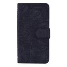 For Xiaomi Redmi Note 9 Pro Max Embossed Sunflower Pattern Horizontal Flip PU Leather Case with Holder & Card Slots & Wallet & Lanyard(Black) - 2