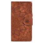 For Xiaomi Mi CC9 Pro / Mi Note 10 / Mi Note 10 Pro Embossed Sunflower Pattern Horizontal Flip PU Leather Case with Holder & Card Slots & Wallet & Lanyard(Brown) - 2