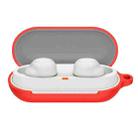 For Sony WF-C700N Bluetooth Earphone Silicone Protective Case(Red) - 1