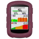 For Garmin Edge 840 / Edge 540 Stopwatch Armor Silicone Protective Case(Wine Red) - 1