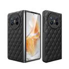 For Huawei Mate X3 Diamond Lattice Integrated Leather Phone Case(Black) - 1