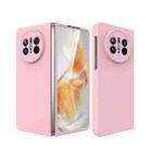 For Huawei Mate X3 Oil-sprayed Integrated Phone Case(Pink) - 1