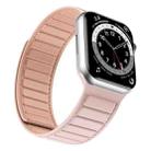 Magnetic Silicone Watch Band For Apple Watch 8 45mm(Pink) - 3