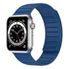 Magnetic Silicone Watch Band For Apple Watch 5 44mm(Midnight Blue) - 1