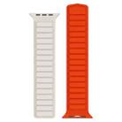 Magnetic Silicone Watch Band For Apple Watch 4 40mm(Starlight Orange) - 2
