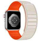 Magnetic Silicone Watch Band For Apple Watch 4 40mm(Starlight Orange) - 4