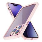 For iPhone 14 Pro Max PC + TPU Phone Case with Lens Film(Apricot) - 1