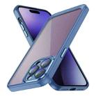 For iPhone 12 Pro Max PC + TPU Phone Case with Lens Film(Blue) - 1