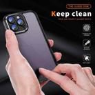 For iPhone 12 Pro PC + TPU Phone Case with Lens Film(Black) - 5