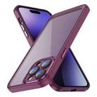 For iPhone 11 Pro Max PC + TPU Phone Case with Lens Film(Rose Red) - 1