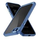 For iPhone SE 2022 / SE 2020 / 8 / 7 PC + TPU Phone Case with Lens Film(Blue) - 1