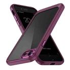 For iPhone SE 2022 / SE 2020 / 8 / 7 PC + TPU Phone Case with Lens Film(Rose Red) - 1