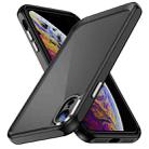 For iPhone XR PC + TPU Phone Case with Lens Film(Black) - 1