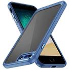 For iPhone 8 Plus / 7 Plus PC + TPU Phone Case with Lens Film(Blue) - 1