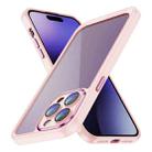 For iPhone 15 Pro Max PC + TPU Phone Case with Lens Film(Apricot) - 1