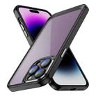 For iPhone 15 Pro PC + TPU Phone Case with Lens Film(Black) - 1