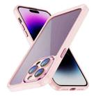 For iPhone 15 Pro PC + TPU Phone Case with Lens Film(Apricot) - 1