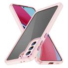 For Samsung Galaxy S21 5G PC + TPU Phone Case with Lens Film(Apricot) - 1