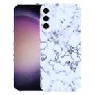 For Samsung Galaxy S23 5G Marble Pattern Phone Case(Green White) - 1