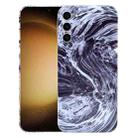 For Samsung Galaxy S23+ 5G Marble Pattern Phone Case(Black White) - 1