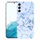 For Samsung Galaxy S22 5G Marble Pattern Phone Case(Blue White) - 1