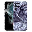 For Samsung Galaxy S22 Ultra 5G Marble Pattern Phone Case(Black White) - 1
