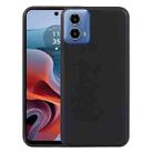 For Motorola Moto G34 TPU Phone Case(Black) - 1