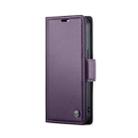 For iPhone 14 CaseMe 023 Butterfly Buckle Litchi Texture RFID Anti-theft Leather Phone Case(Pearly Purple) - 2