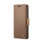 For iPhone 11 CaseMe 023 Butterfly Buckle Litchi Texture RFID Anti-theft Leather Phone Case(Brown) - 2