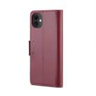 For iPhone 11 CaseMe 023 Butterfly Buckle Litchi Texture RFID Anti-theft Leather Phone Case(Wine Red) - 3