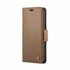 For iPhone XS CaseMe 023 Butterfly Buckle Litchi Texture RFID Anti-theft Leather Phone Case(Brown) - 2