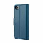 For iPhone SE 2022/SE 2020/6/7/8 CaseMe 023 Butterfly Buckle Litchi Texture RFID Anti-theft Leather Phone Case(Blue) - 3