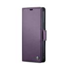 For iPhone 15 Pro Max CaseMe 023 Butterfly Buckle Litchi Texture RFID Anti-theft Leather Phone Case(Pearly Purple) - 2