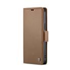 For iPhone 15 Pro CaseMe 023 Butterfly Buckle Litchi Texture RFID Anti-theft Leather Phone Case(Brown) - 2