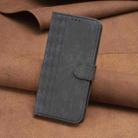 For iPhone SE 2022 / 7 / 8 Plaid Embossed Leather Phone Case(Black) - 2