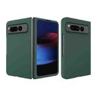 For Google Pixel Fold Oil-sprayed Integrated Phone Case(Green) - 1