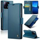 For Xiaomi 13 Pro CaseMe 023 Butterfly Buckle Litchi Texture RFID Anti-theft Leather Phone Case(Blue) - 1