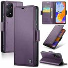 For Xiaomi Redmi Note 11 Pro Global CaseMe 023 Butterfly Buckle Litchi Texture RFID Anti-theft Leather Phone Case(Pearly Purple) - 1