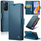For Xiaomi Redmi Note 11 Pro 5G Global CaseMe 023 Butterfly Buckle Litchi Texture RFID Anti-theft Leather Phone Case(Blue) - 1