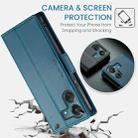 For Xiaomi Redmi 13C 4G / 13C 5G CaseMe 023 Butterfly Buckle Litchi Texture RFID Anti-theft Leather Phone Case(Blue) - 3