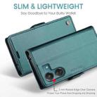 For Xiaomi Redmi 13C 4G / 13C 5G CaseMe 023 Butterfly Buckle Litchi Texture RFID Anti-theft Leather Phone Case(Pearly Blue) - 2