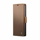 For Xiaomi 14 CaseMe 023 Butterfly Buckle Litchi Texture RFID Anti-theft Leather Phone Case(Brown) - 2